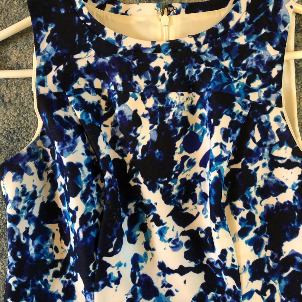 Vince Camuto A-Line Floral Dress